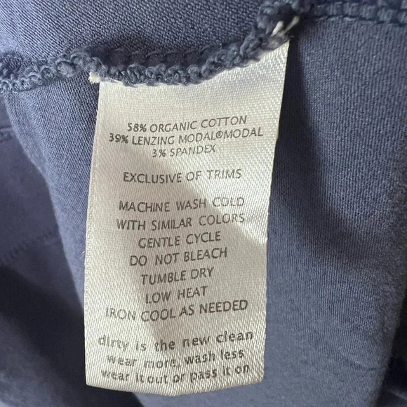 Toad & Co Dress Sz LG Mock Neck Sleeveless Knee Length Stretch Organic Cotton - Picture 4 of 4